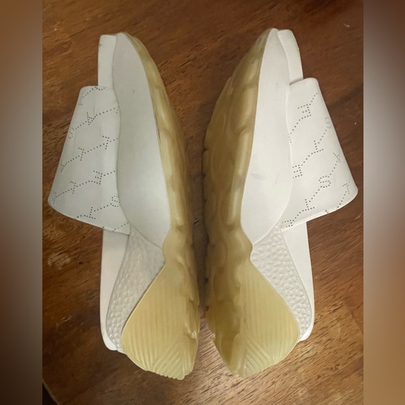 STELLA MCCARTNEY AUTHENTIC Platform Slides Mules White - Picture 8 of 14